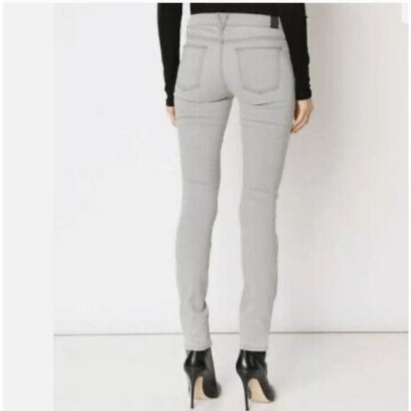 Vince Riley Legging Dark Gray Skinny Jeans Pants Low Rise Stretch - Picture 2 of 13